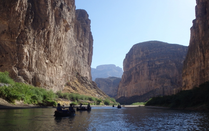 canoeing trip in big bend